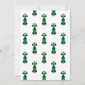 Invitation de la fête d'anniversaire en voiture ve (Dos)