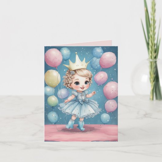 Invitation de la fête d'anniversaire enchantée de (Devant)