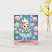 Invitation de la fête d'anniversaire enchantée de (Fleur jaune)