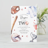 Invitation de la fête d'anniversaire pour enfants (Debout devant)