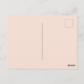 Invitation de la fête d'anniversaire princesse ros (Dos)