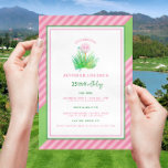 Invitation de la fête d'anniversaire sur le thème<br><div class="desc">Pink and Green Golf Party Invitation,  Editable Birthday Party Invitation Modèle,  Digital Instant Download. C'est pour elle l'invitation de la fête sur le thème du golf en rose et vert. TOUT LE TEXTE EST ÉDITABLE !</div>