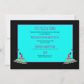 Invitation de la fête, Danseuse de flamenco en noi (Dos)