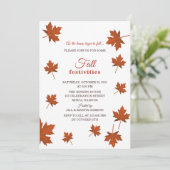 Invitation de la fête d'automne (Debout devant)