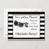 Invitation de la fête de baccalauréat - interrupti (Devant / Derrière)