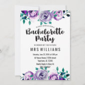 Invitation de la fête de bachelorette à la menthe  (Devant)