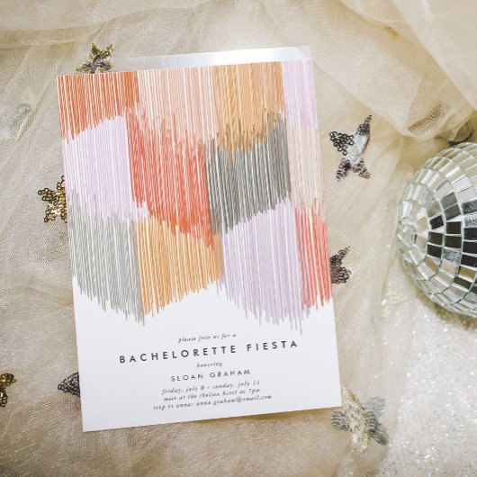 Invitation de la Fête de Bachelorette Fringe