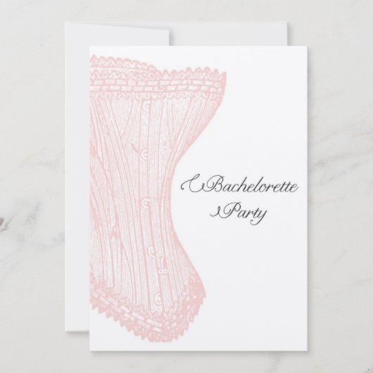 Invitation de la fête de bachelorette personnalisé (Devant)