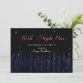 Invitation de la fête de bachelorette - Sortie de  (Debout devant)