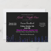 Invitation de la fête de bachelorette - Sortie de  (Dos)