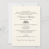 Invitation de la fête de bachelorette sur mesure (Dos)