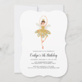 Invitation de la fête de ballet | Fête d'anniversa (Devant)