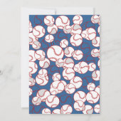 Invitation de la fête de baseball (Dos)