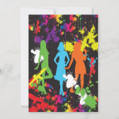 Invitation de la fête de basket-ball (Dos)