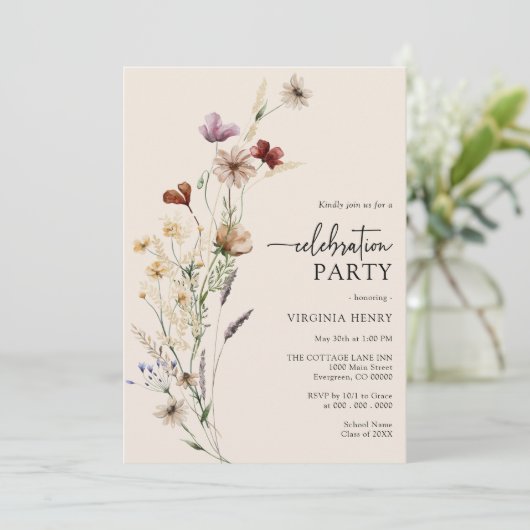 Invitation de la fête de Boho (Debout devant)