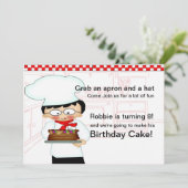 Invitation de la fête de boulangerie (Debout devant)