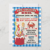 Invitation de la fête de boule de faible pays (Devant)