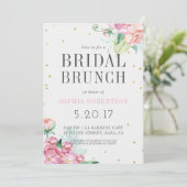 Invitation de la fête de brunch nuptiale (Debout devant)