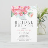 Invitation de la fête de brunch nuptiale (Debout devant)