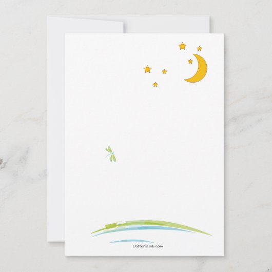 Invitation de la fête de camping (Dos)