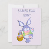 Invitation de la fête de chasse aux oeufs de Pâque (Devant)