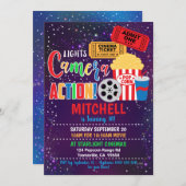 Invitation de la fête de cinéma (Devant / Derrière)