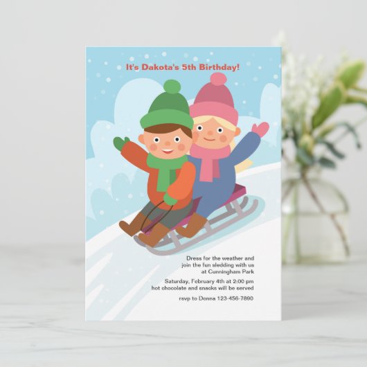 Invitation de la fête de couchage (Debout devant)