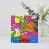 Invitation de la fête de danse, Fille (Debout devant)