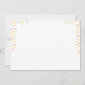 Invitation de la fête de deux tti frutti Tutti fru (Dos)