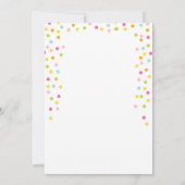 Invitation de la fête de deux tti frutti Tutti fru (Dos)