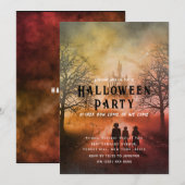 Invitation de la fête de famille Citrouille d'Hall (Devant / Derrière)