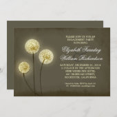 invitation de la fête de fiançailles (Devant / Derrière)