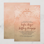 invitation de la fête de fiançailles de flamand ro (Devant / Derrière)