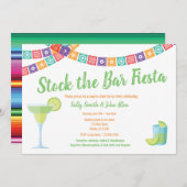 Invitation de la fête de Fiesta (Devant / Derrière)