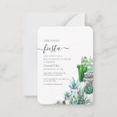 Invitation de la fête de fin de semaine de bachelo (Devant)