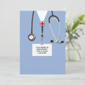 Invitation de la fête de fin d'études Médicale (Debout devant)