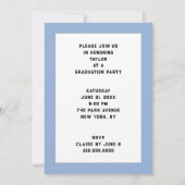 Invitation de la fête de fin d'études Médicale (Dos)