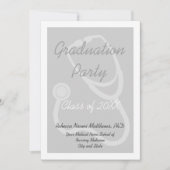 Invitation de la fête de fin d'études Médicale (Devant)