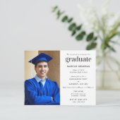 Invitation de la fête de fin d'études secondaires  (Debout devant)