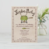 Invitation de la fête de Fondue (Debout devant)
