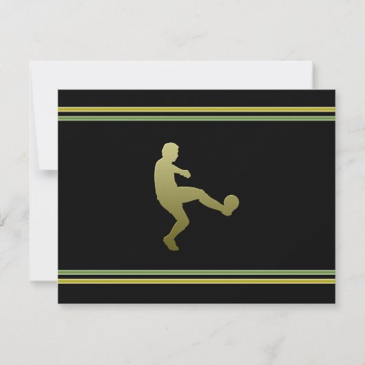 Invitation de la Fête de Football (Devant)