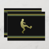 Invitation de la Fête de Football (Devant / Derrière)