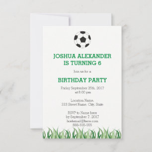 Invitation de la Fête de Football