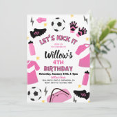 Invitation de la fête de football | Invitations de (Debout devant)