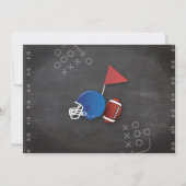 Invitation de la fête de football Photo Invitation (Dos)