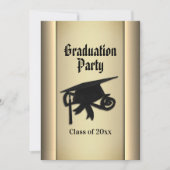 Invitation de la fête de graduation (Devant)