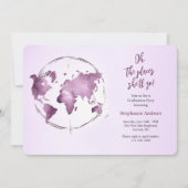 Invitation de la fête de graduation (Devant)