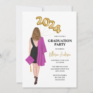 Invitation de la fête de graduation