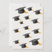 Invitation de la fête de graduation (Dos)