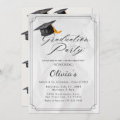 Invitation de la fête de graduation (Devant / Derrière)